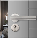 Modern stainless steel tube door handle,door lock with handle