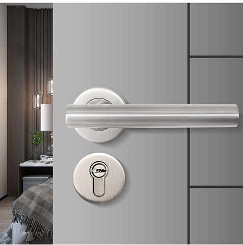 Modern stainless steel tube door handle,door lock with handle