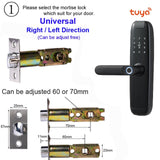TUYA WIFI mobile phone unlocking fingerprint lock